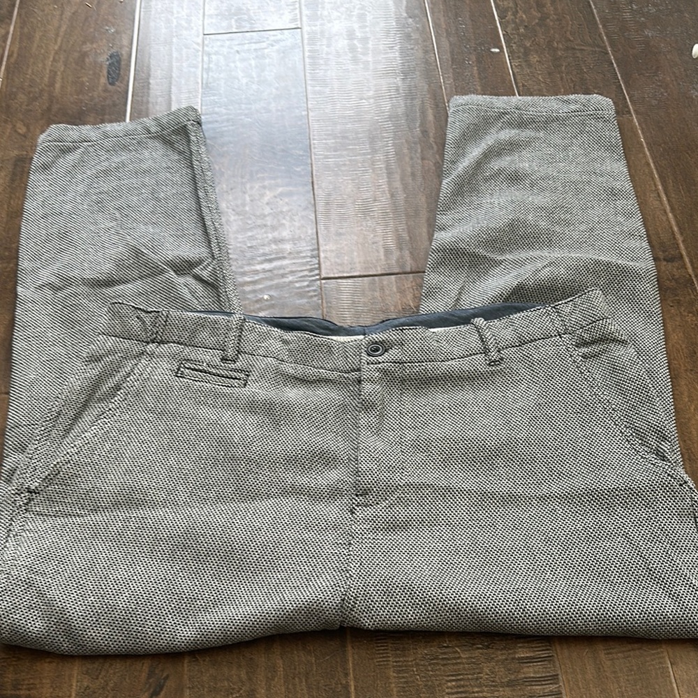 Gray Relaxed Fit Chinos with Soft Texture